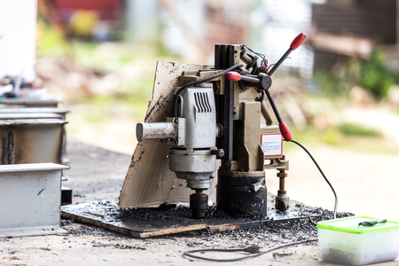 industrial equipment machinery drills toolの写真素材