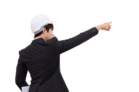 people portrait men engineering work in site  constructionの写真素材