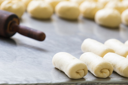Bakery thai food,prepare knead dough before the ovenの写真素材