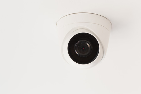 Digital security cameras or CCTV spy homeの写真素材