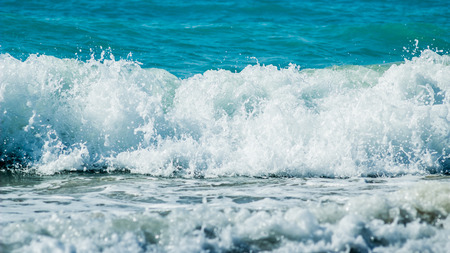 Colorful sea waveの写真素材