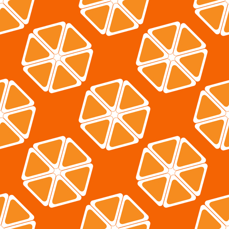 Happy orange background pattern. Vectorのイラスト素材