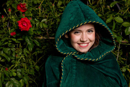 cheerful girlの写真素材