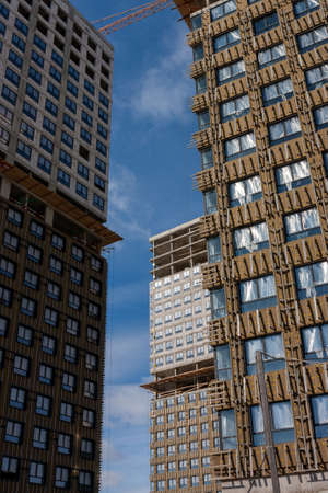 High-rise apartment building construction