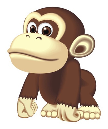 gorillaのイラスト素材
