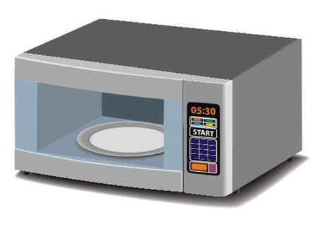microwaveのイラスト素材