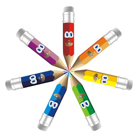 pencils_starのイラスト素材