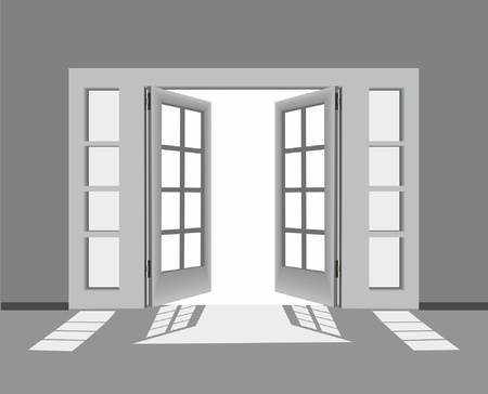 door and windowのイラスト素材