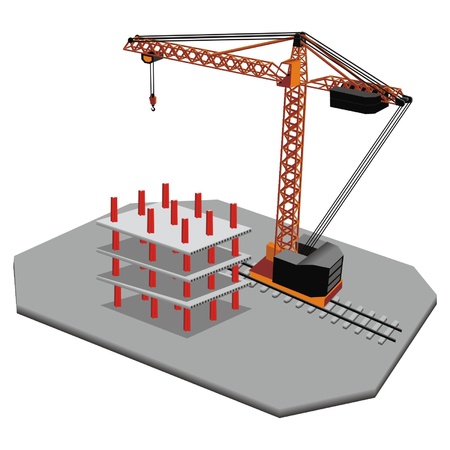 building craneのイラスト素材