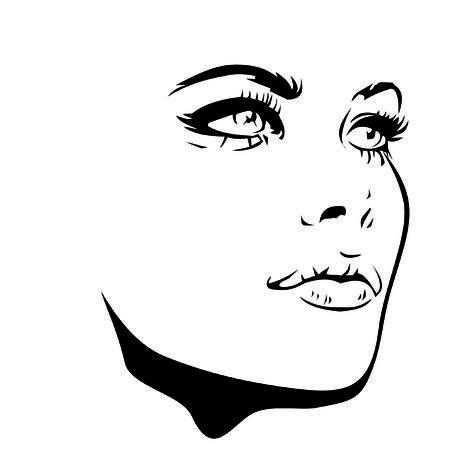 face girlのイラスト素材