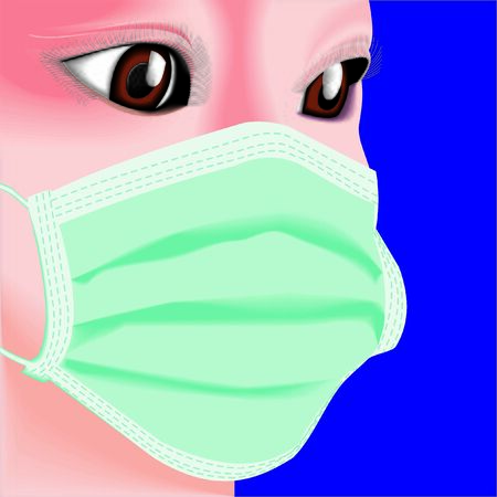 maskedのイラスト素材