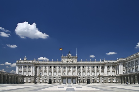 Palacio Real - Spanish Royal palace in Madrid のeditorial素材
