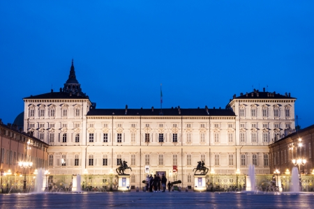 Royal Palace of Turin or Palazzo Reale, is a palace in Turin, northern Italyのeditorial素材