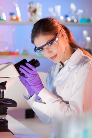 Portrait of a attractive, young, confident female health care professional in hes working environment.の写真素材