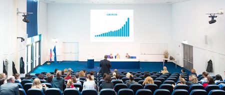 Business Conference and Presentation  Audience at the conference hall のeditorial素材