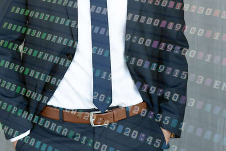 Corporate business, entrepreneurship and economic prosperity conceptul collage.の写真素材