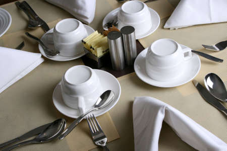 restaurant table setting