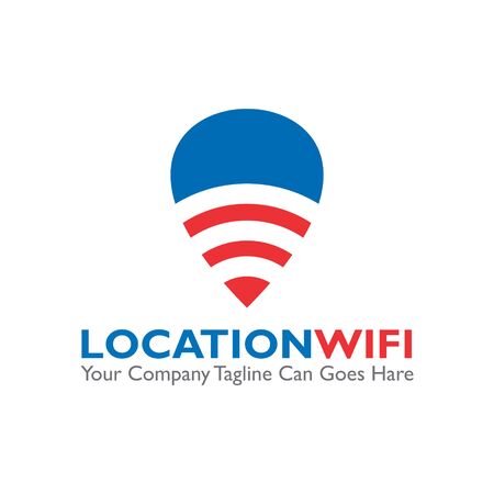Location Remote work Related Company Vector  Design Templateのイラスト素材
