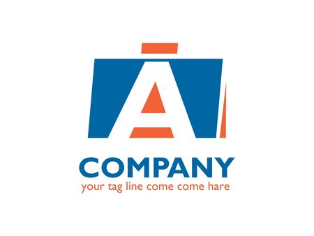 A letter logo design for accounting company Finance Logo Design Vector Illustrationの写真素材