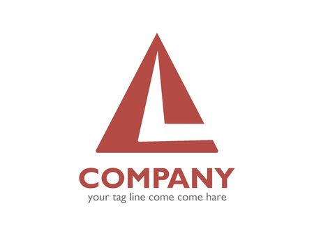 L letter logo design for accounting company Finance Logo Design Vector Illustrationの写真素材