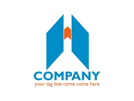 H letter logo design for accounting company Finance Logo Design Vector Illustrationの写真素材