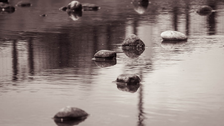 Rocks on Waterの写真素材