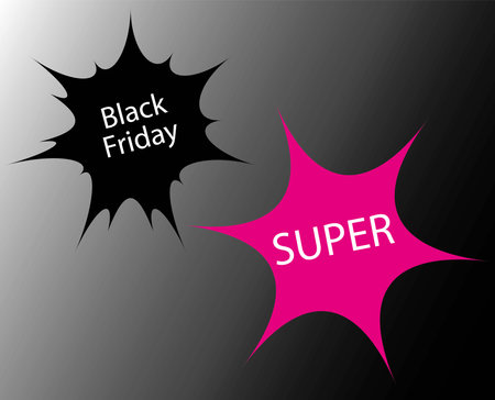 Black friday sale design over gray background, vector illustration eps10のイラスト素材