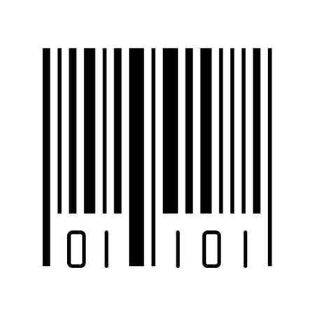 Barcode icon. Linear style sign for mobile concept and web design. Symbol, logo illustration.のイラスト素材