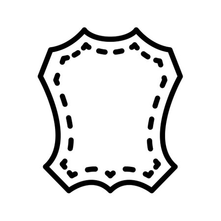 Fabric properties flat line icon. Clothes material icon on white background. Garment property symbols. Outline sign for mobile concept and web design, store.のイラスト素材