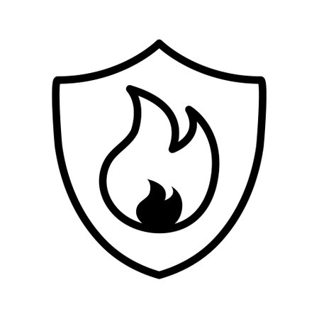 Fabric properties flat line icon. Clothes material icon on white background. Garment property symbols. Outline sign for mobile concept and web design, store.のイラスト素材