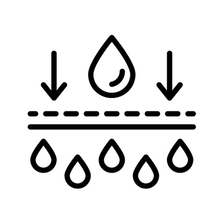Skin care flat line icon. Moisturizing cream, spf whitening gel, care dry skin cream, oil, serum drop elements. Outline sign for mobile concept and web design, store.のイラスト素材