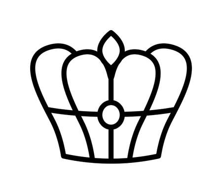 Carnival mask flat line icon. Carnival dressing. Costume for masquerade. Outline sign for mobile concept and web design, store.のイラスト素材