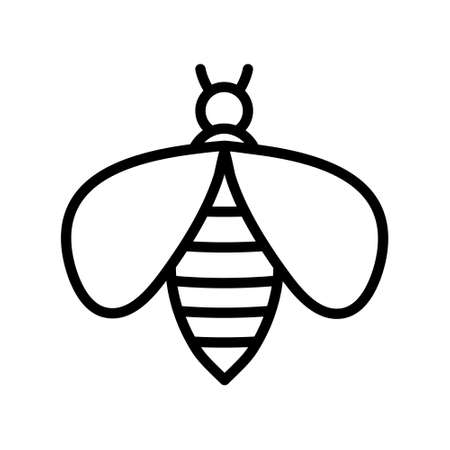 Spring and summer time flat line icon. Outline sign for mobile concept and web design, store.のイラスト素材