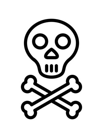 Smoking cigar flat line icon. Cigar, tobacco, vape tank and cigarettes. Outline sign for mobile concept and web design, store.のイラスト素材