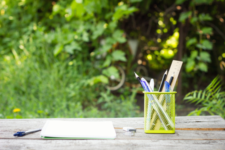 book with the office, the concept of the day of knowledgeの写真素材