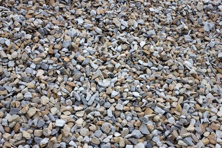 texture of colored crushed stone. Large crushed stone.の写真素材