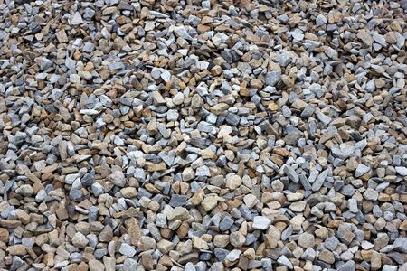 texture of colored crushed stone. Large crushed stone.の写真素材