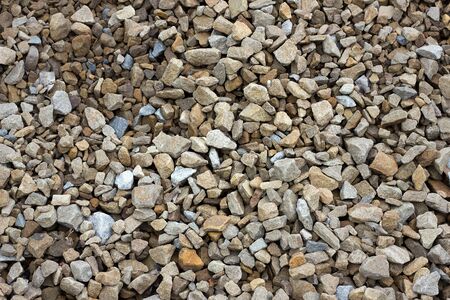 texture of colored crushed stone. Large crushed stone.の写真素材