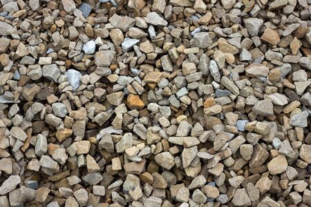 texture of colored crushed stone. Large crushed stone.の写真素材