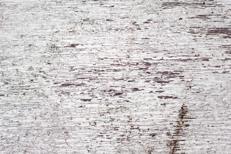 Texture shabby paint on the tree. Old white scratched wooden background. Empty wooden backgroundの写真素材
