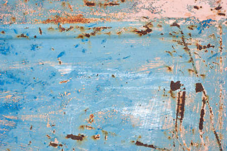 rust with scuffed paint texture . Scratched metal texture with paint. Texture of smeared paint