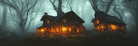 Mountain spring landscape, mountains with snowy peaks lilac flower bushes, Cartoon flat springlnature, green grasslandのイラスト素材