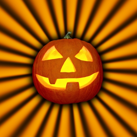 scary pumpkinの写真素材
