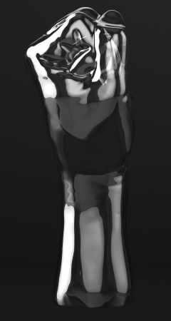 Glass fistの写真素材