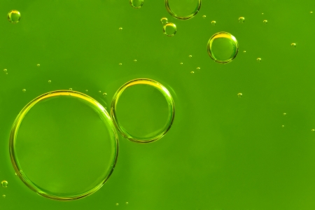 Oil drops closeupの写真素材