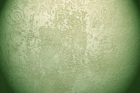 Decorative plaster texture  Green plaster の写真素材