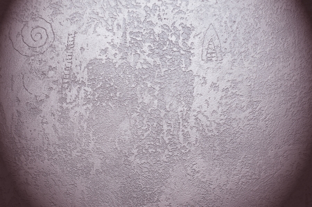 Decorative plaster texture  Purple plaster の写真素材