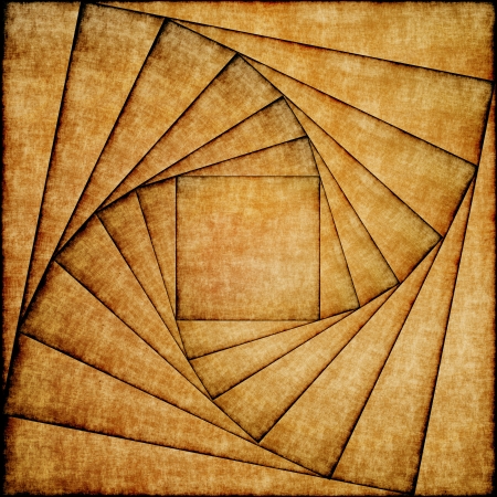 Spiral square background. Retro poster.の写真素材