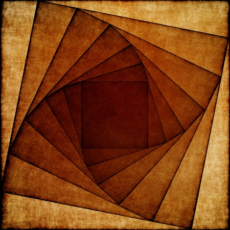 Spiral square background. Retro poster.の写真素材