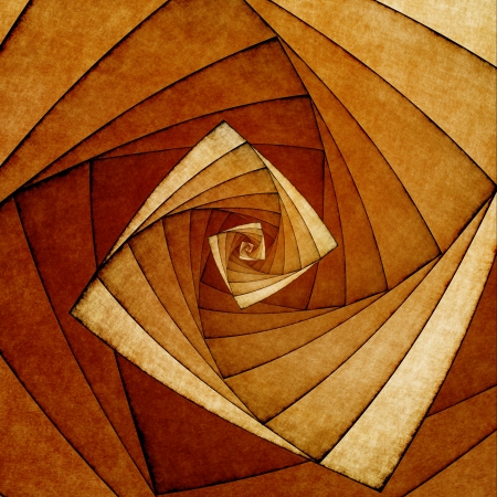 Spiral square background. Retro poster.の写真素材